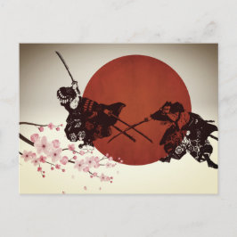Samurai Fight Feestdagenkaart