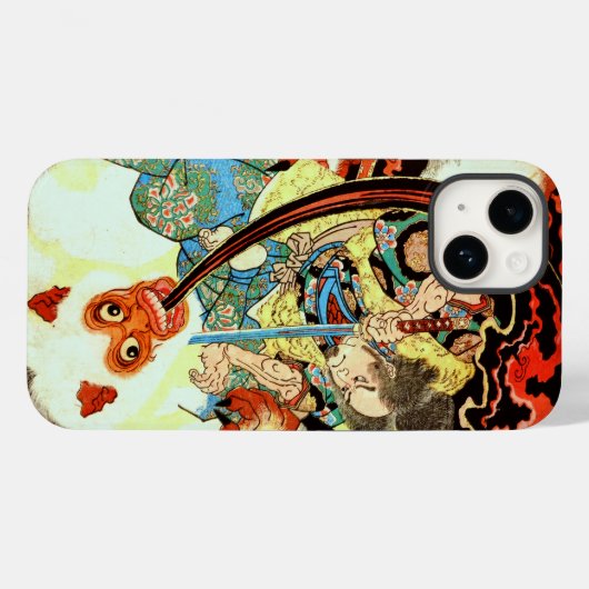 SAMURAI FIGHTMONSTER Case-Mate iPhone CASE (Achterkant (horizontaal))