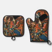 SAMURAI FIGHTMONSTER OVENWANT & PANNENLAP SET (Voorkant)