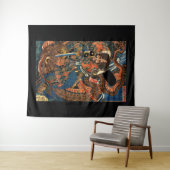 SAMURAI FIGHTMONSTER WANDKLEED (In Situ (horizontaal))