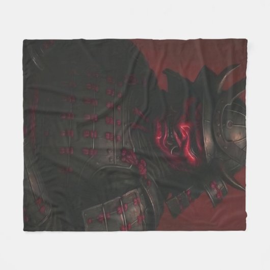 Samurai Fleece Deken (Voorkant (Horizontaal))