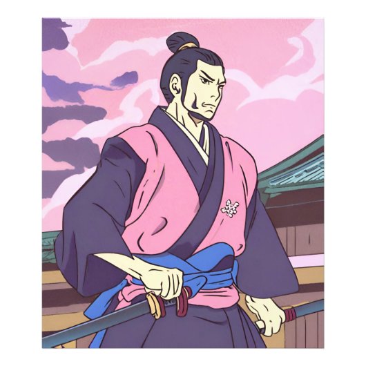 samurai foto afdruk (Voorkant)