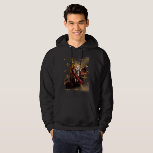 Samurai Fox Hoodie (Voorkant volledig)