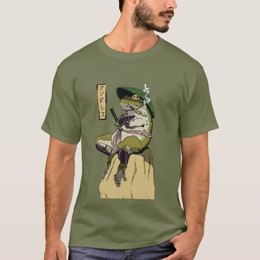 Samurai Frog: Bewaker van de Lotus T-shirt (Voorkant)