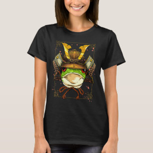 Samurai Frog Herping Japanse Warrior Bushido Japa T-shirt