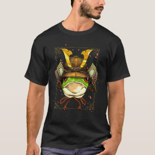Samurai Frog Herping Japanse Warrior Bushido Japa T-shirt