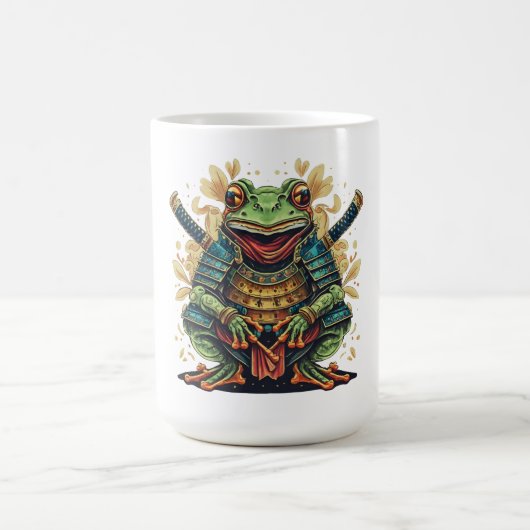 Samurai frog warrior Classic Mug (Centre)