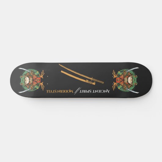 Samurai frog warrior Skateboard (Horizontaal)