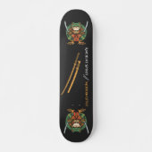 Samurai frog warrior Skateboard (Voorkant)