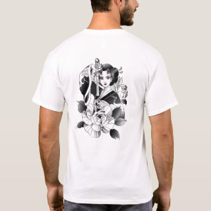 "Samurai Geisha en Haar Katana" T-shirt
