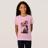 Samurai Geisha T-shirt (Voorkant volledig)