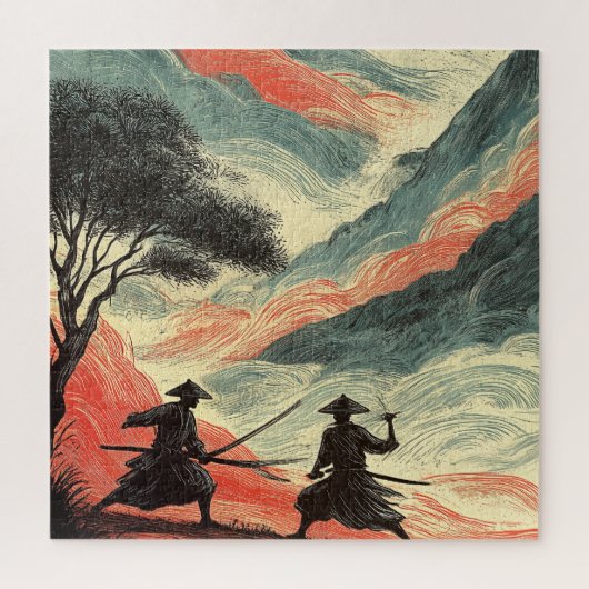 SAMURAI GEVECHT LEGPUZZEL (Verticaal)