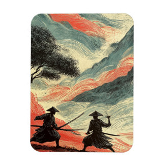 SAMURAI GEVECHT MAGNEET