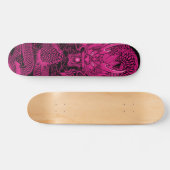 Samurai Girl One Pink Element Custom Pro Deck Skateboard (Horizontaal)