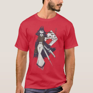 Samurai Girl Warrior Ukiyo FPE Fundamenteel Papier T-shirt