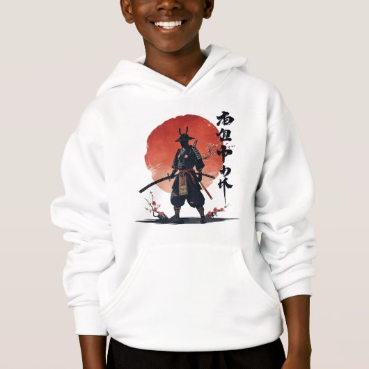 Samurai Guerrier japonais coucher de soleil esthét (Devant)