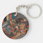 Samurai Hero Minamoto no Yorimitsu Sleutelhanger (Achterkant)