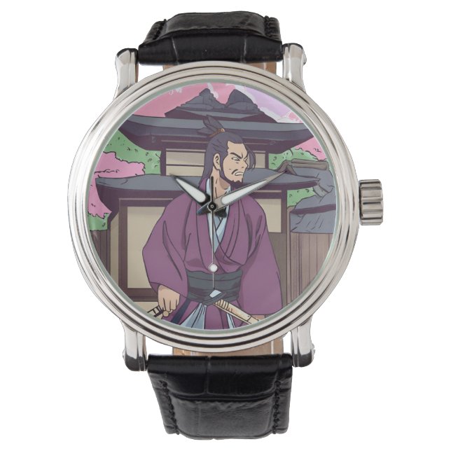 samurai horloge (Voorkant)