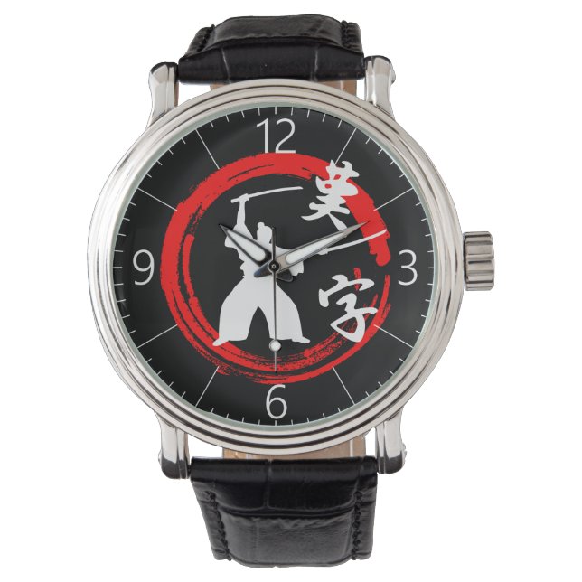Samurai Horloge (Voorkant)