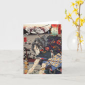 Samurai II Note Kaart Verticaal (Gele Bloem)