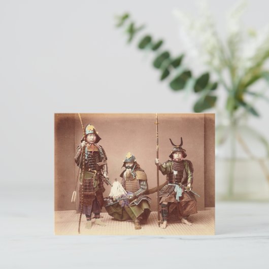 Samurai in Armor Briefkaart (Staand voorkant)