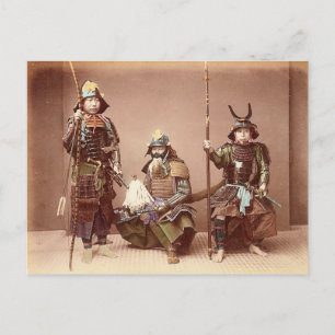 Samurai in Armor Briefkaart
