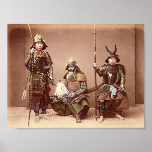 Samurai in Armor Poster