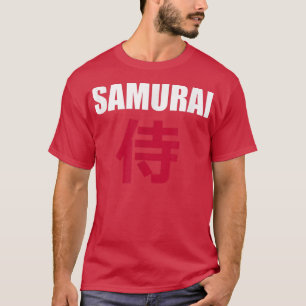 SAMURAI in Japanse Kanji die T-Shirt Copy Cop schr