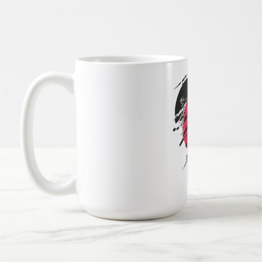 Samurai Ink Art Mug (Gauche)