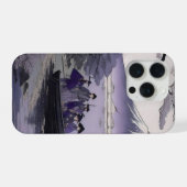 Samurai iPhone 15 Case Mount Fuji Japanese Art (Verso Horizontal)