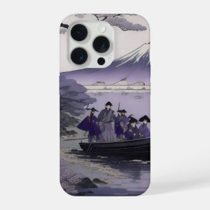 Samurai iPhone 15 Hoesje Mount Fuji Japanse Kunst iPhone 15 Pro Hoesje
