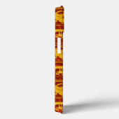 Samurai Jack & Aku Golden Silhouette Tile Pattern Case-Mate iPhone Case (Achterkant / Rechts)
