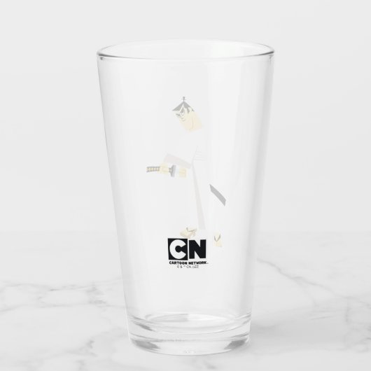 Samurai Jack Drawing Sword Glas (Achterkant)