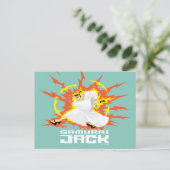Samurai Jack Energy Graphic Briefkaart (Staand voorkant)