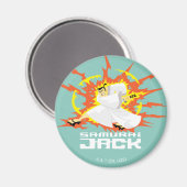 Samurai Jack Energy Graphic Magneet (Voorkant / Achterkant)