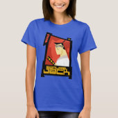 Samurai Jack glimlachend futuristisch Lijst Grafis T-shirt (Voorkant)