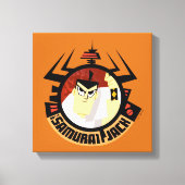 Samurai Jack In Aku Futuristic Frame Canvas Afdruk (Voorkant)