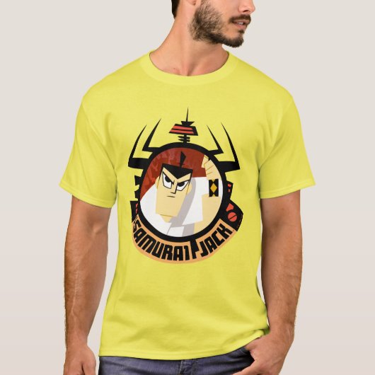 Samurai Jack In Aku Futuristic Frame T-shirt (Voorkant)