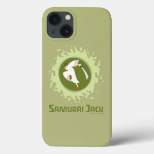 Samurai Jack Leaping Graphic iPhone 13 Hoesje
