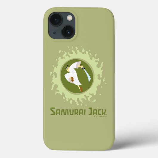 Samurai Jack Leaping Graphic Case-Mate iPhone Case (Achterkant)