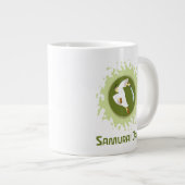 Samurai Jack Leaping Graphic Extra Grote Beker (Voorkant rechts)