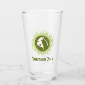 Samurai Jack Leaping Graphic Glas (Voorkant)