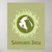 Samurai Jack Leaping Graphic Poster (Voorkant)