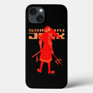 Samurai Jack Red Warrior Graphic iPhone 13 Hoesje