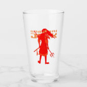 Samurai Jack Red Warrior Graphic Glas (Voorkant)