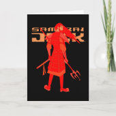 Samurai Jack Red Warrior Graphic Kaart (Voorkant)