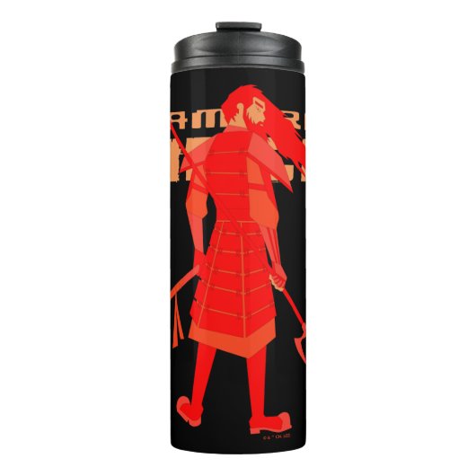 Samurai Jack Red Warrior Graphic Thermosbeker (Voorkant)
