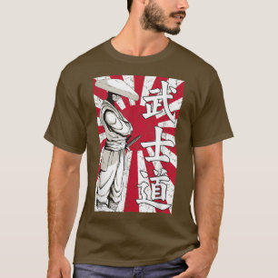Samurai Japan Ninja Otaku Katana Sword Japans Fl T-shirt
