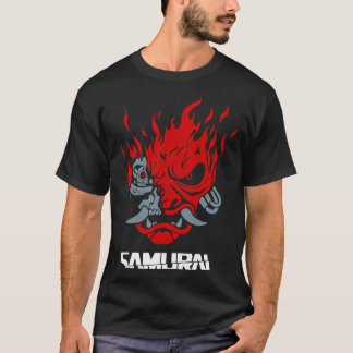 Samurai Japanese Gaming 2077 Art Game Style retro T-shirt