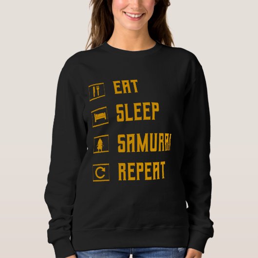 Samurai Japanese Warrior Trui (Voorkant)